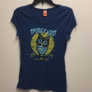Blue owl tee